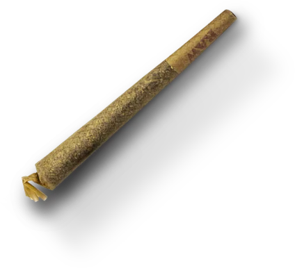 age gate background image of a cbd preroll from partnered process