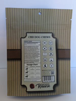 Partnered Reserve CBD Dog Chews Beef