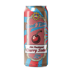 Good Time Old Fashioned Cherry Soda 10mg THC infused beverage can with vintage cherry label design.