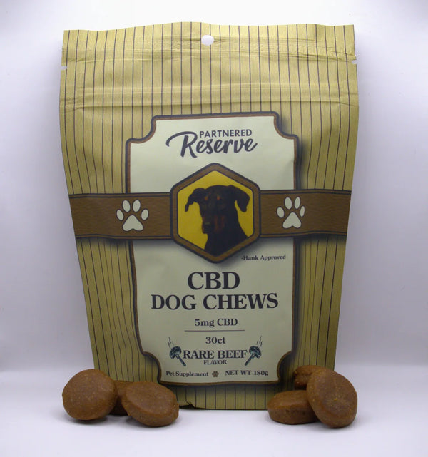 Partnered Reserve CBD Dog Chews Beef