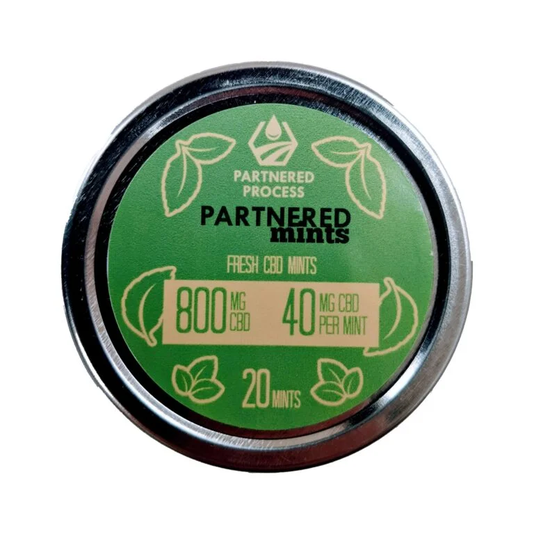 Partnered Mints 800mg (20) • Partnered Process LLC