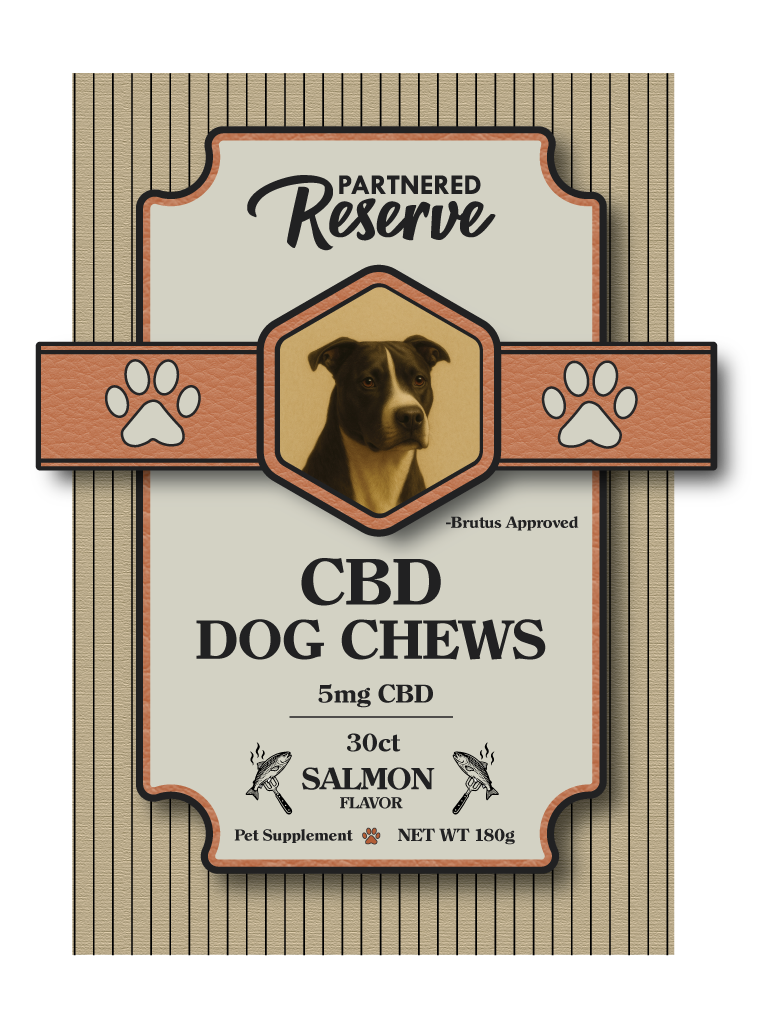 Partnered Reserve CBD Dog Chews Salmon